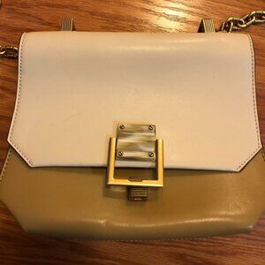 Charles and Keith Accent Shoulder Bag - Black Charles & Keith Gold Silver Chains